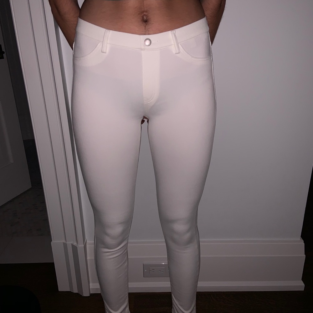 Uniqlo White Jeggings